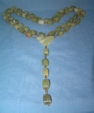 Super large jade necklace