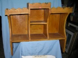 Antique country store style 8 tier display cupboard