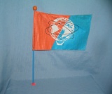 1964-1965 NY World's Fair souvenir double sided flag
