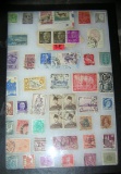 Collection of worldwide postage stamps