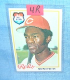 Early George Foster all star baseball card