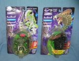 Pair of vintage Alien action figures