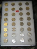 Large collection of vintage US state quarters