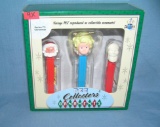 PEZ collector candy container ornament set