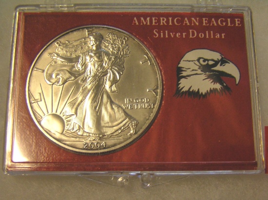 2004 Walking Liberty American Eagle silver dollar