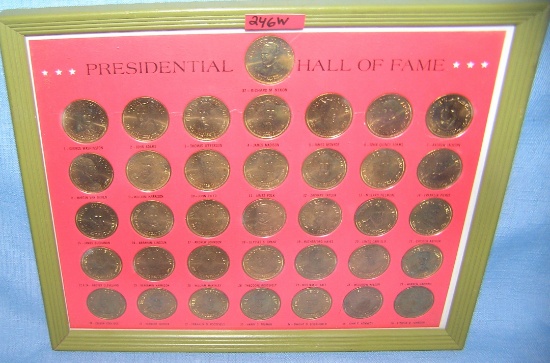 Presedential Hall of Fame bronze coin set
