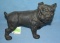 Cast iron bull dog bank