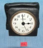 Quality quartz travel clock promotional give-a-way