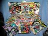 Collection of vintage Spiderman comic books