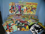 Collection of vintage Spiderman comic books