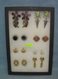 Collection of vintage earring sets