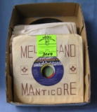 Mixed group of vintage 45 RPM records