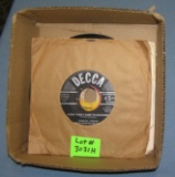 Mixed group of vintage 45 RPM records