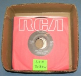 Mixed group of vintage 45 RPM records