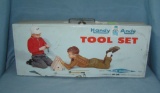 Handy Andy tool set with metal illustrated box