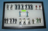 Collection of hand painted lead figures