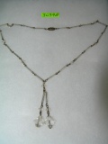 Antique crystal necklace