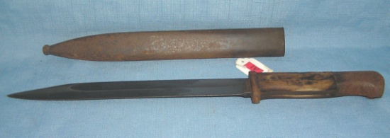 WWII bayonet and scabbard