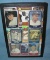 Collection of antique style retro baseball cards