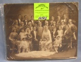 Group of vintage and antique wedding photos