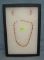 Trifari signed necklace and earring set