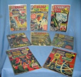 Collection of early Strange Tales comic books