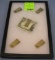 Group of quality gold plated money clips