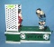 Vintage soccer cast iron mechanical bank