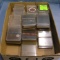Box of trading card protective cases and sleeves