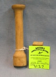 Vintage wood pestle