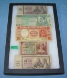 Group of vintage World currency