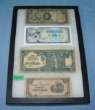 Group of vintage World currency