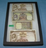 Group of vintage World currency