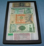 Group of vintage World currency