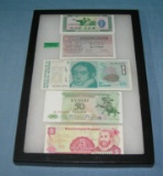 Group of vintage World currency