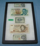 Group of vintage World currency