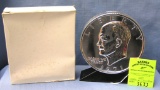 Eisenhower dollar coin bank in original box