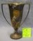 Antique silver plated presentation trophy