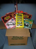 Box full of vintage Hot Wheels, Matchbox and assorted diecast collector cars
