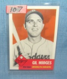Gil Hodges Topps reprint baseball card