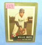 Willie Mays  all star retro baseball card
