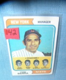 Early Yogi Berra NY Mets all star baseball card