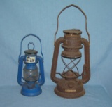 Antique metal lanterns