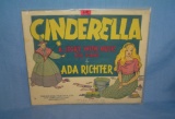 Early Cinderella Story and music book circa 1938