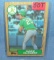 Mark McGwire rookie baseball card