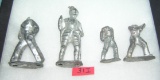 Group of vintage soldiers and figures