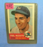 Phil Rizzuto retro style baseball card