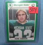 Kirk Gibson Michagan State football card