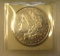 1878S Morgan silver dollar in AU condition