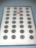 Large collection of US state quarters